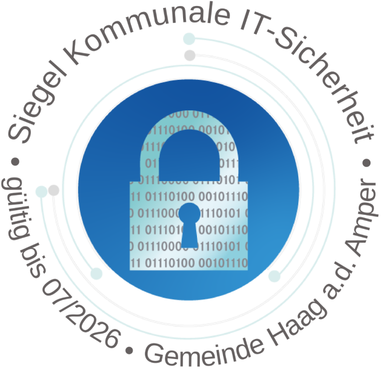 Siegel Kommunale Sicherheit Gemeinde Haag a.d. Amper 07/2026