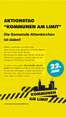 Aktionstag "Kommunen am Limit" - Die Gemeinde Attenkirchen ist dabei! Aktionstag "Kommunen am Limit" - Die Gemeinde Attenkirchen ist dabei!